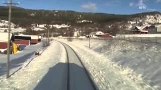 Cab Ride Norway  Trondheim - Bodø Winter Nordland Line