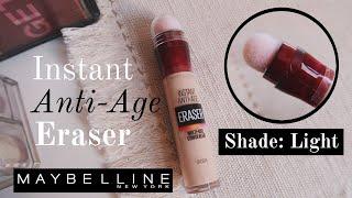 Maybelline Instant Anti-Age Eraser Concealer 01 Light Review