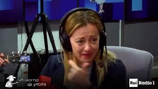 Giorgia Meloni a Un Giorno da Pecora su Rai Radio 1. Aspetto i vostri commenti