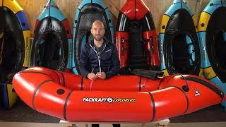 Packraft Tutorial  -  Sitz & Fußkissen einbauen - Alpackaraft Caribou Selfbailer 2022