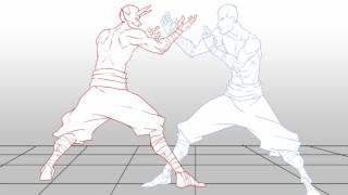 2D Animation  Fight Scene