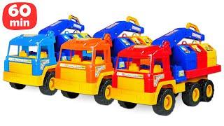 Videos for kids & Pretend play with toy vehicles for kids. Learn colors with cars & trucks for kids.