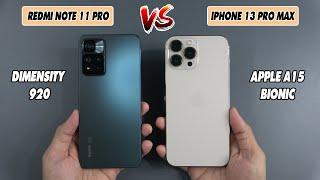 Xiaomi Redmi Note 11 Pro vs iPhone 13 Pro max  SpeedTest and Camera comparison