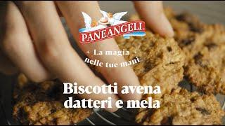 Biscotti con avena datteri e mela