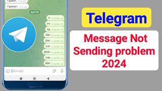 Telegram message not sending problem 2024  Telegram late message problem