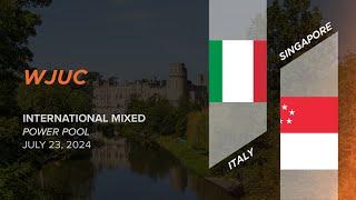 Italy vs. Singapore  Mixed Power Pool  2024 World Junior Ultimate Championships
