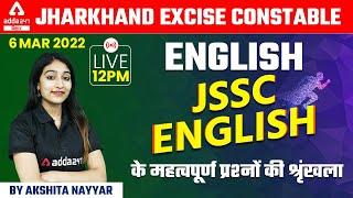 JSSC Excise Constable 2022  Jharkhand Excise Constable English Questions Series By Akshita Nayyar
