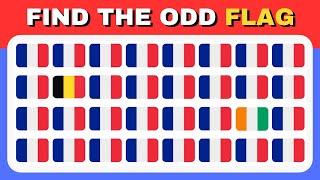 Can You Find The ODD One Out - FLAG Edition   - 99.992% Fail  - Find The ODD Emoji Quizzes
