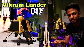 How To Make Vikram Lander from Cardboard  Chandrayaan 3