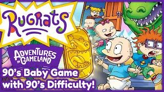 This Baby game is HARD - Rugrats Adventures in Gameland 2-Player Gameplay