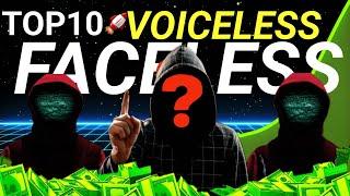 YouTube Channel Ideas 2024  Top 10 Faceless & Voiceless YouTube Channel Ideas 