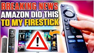 WARNING - AMAZON REMOVED MY FIRESTICK STREAMING APPS