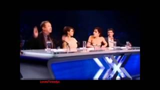 HD X Factor 2010 - Louis Walsh and Cheryl Cole spat.