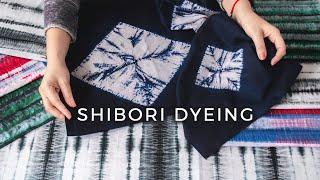 How I make TENUGUI with SHIBORI Tie Dye techniques  How to use a Tenugui  Shop update 