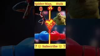 Spider-Man vs hulk #shortsfeed #shortvideo #youtubeshorts #cr7ronaldo #viralvideo #