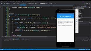 SQLite.Net Database for Xamarin.Forms  Visual Studio 2019