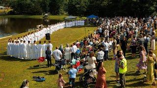 Святое Водное Крещение Христиан в 2024  Cлавянская Церковь Пятидесятников в Южная Каролина США