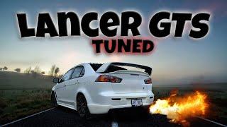 SHOOTING FLAMES out of my TUNED LANCER GTS