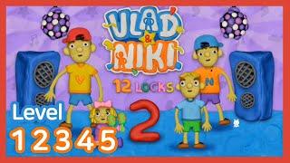 Vlad & Niki 12 Locks 2 Level 1 2 3 4 5 Walkthrough RUD Present