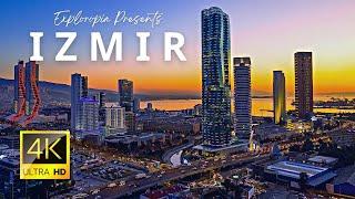 Izmir Turkey   in 4k ULTRA HD 60 FPS Video by Drone