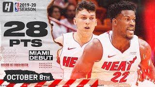 Jimmy Butler & Tyler Herro Miami Heat Debut Highlights vs Spurs  October 8 2019