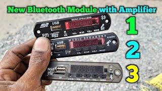 New Module Bluetooth with Amplifier  5+5watt Amplifier 5volt  Electronics Verma