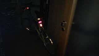 Test luci direzionali per bicicletta