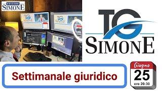 TG Simone del 2562024 ore 2030 settimanale di aggiornamento su diritto concorsi news