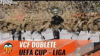 The Valencia CF Doblete 2004 UEFA CUP AND LA LIGA