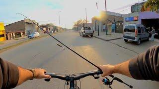 PESCA Y COCINA EN BICICLETA CEVICHE Y PANCHOS. pesca urbana