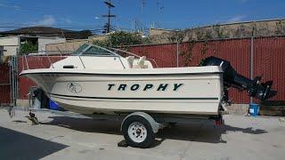 WE GOT A FREE BOAT OH BOY WHAT HAVE I GOTTEN INTO??? CAN I FIX IT?? 2001 Mercury 125hp