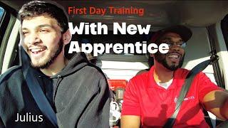 Day in the life of an HVAC Apprentice - Part 1 - Career change Cooling Maintenance Indoor Unit