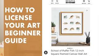 Art Licensing For Beginners - Partnering with Art Manufacturers and Earn Passive Income