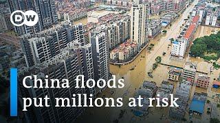 Massive floods force mass evacuations in Chinas Guangdong province  DW News