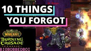 10 Little Things You Forgot in The Burning Crusade  WoW TBC Classic