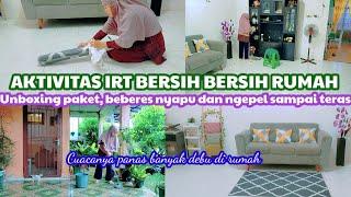 RUTINITAS IBU RUMAH TANGGA SEHARI-HARI II INBOXING PAKET BERSIH BERSIH RUMAHNYAPU DAN NGEPEL