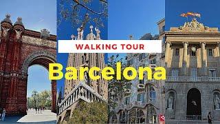 Walking Tour Barcelona - ES 4K