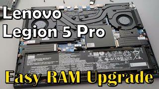 Lenovo Legion 5 Pro RAM Upgrade Easy to do