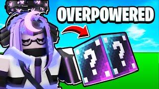 The Glitched Lucky Blocks Are OVERPOWERED... Roblox Bedwars