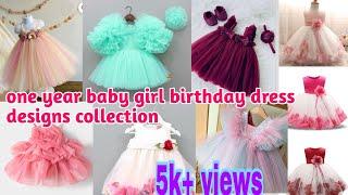 one year baby girl birthday dress designs collection #trending #viral #cutebaby