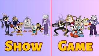 The Cuphead Show Game VS Show Comparison