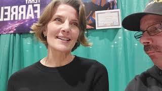 quick interview with Star Trek DS9s Terry FarrellJadzia Dax at Galaxycon Richmond 2023