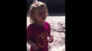 Rebecca Black Cover - 3-Year-Old with Air Guitar