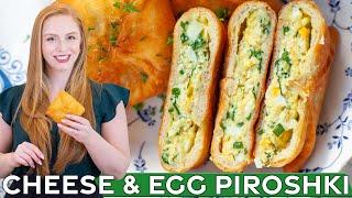 Cheesy Egg & Cheese Piroshki Recipe  Delicious Ukrainian Hand Pies