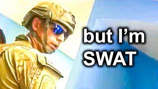 When SWAT Officers Realize They Are Being Arrested