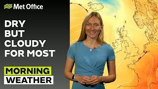 180624 – Cloudier and cooler. Dry for many – Morning Weather Forecast UK –Met Office Weather