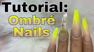 Simple Spring Nails  Easy Ombre Nail tutorial  How to encapsulate nail art
