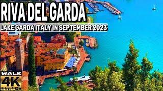 RIVA DEL GARDA ITALY  CURRENT SITUATION IN LAKE GARDA ON SEPTEMBER 2023 4K 60FPS