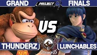 Olympus - ThundeRzReiGN Donkey Kong vs Lunchables Marth - PM Grand Finals - Project M