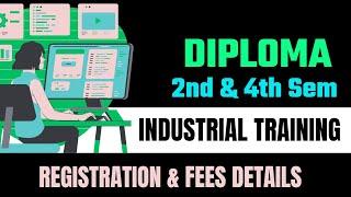 BTER Industrial Training 2023 Registration & Fees  2nd & 4th Semester All Branches In Hindi